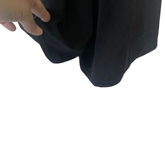 Fit 4 U Womens Size 20W Tiered Ruffle Swim Romper One Piece Swimsuit Black - Picture 6 of 14